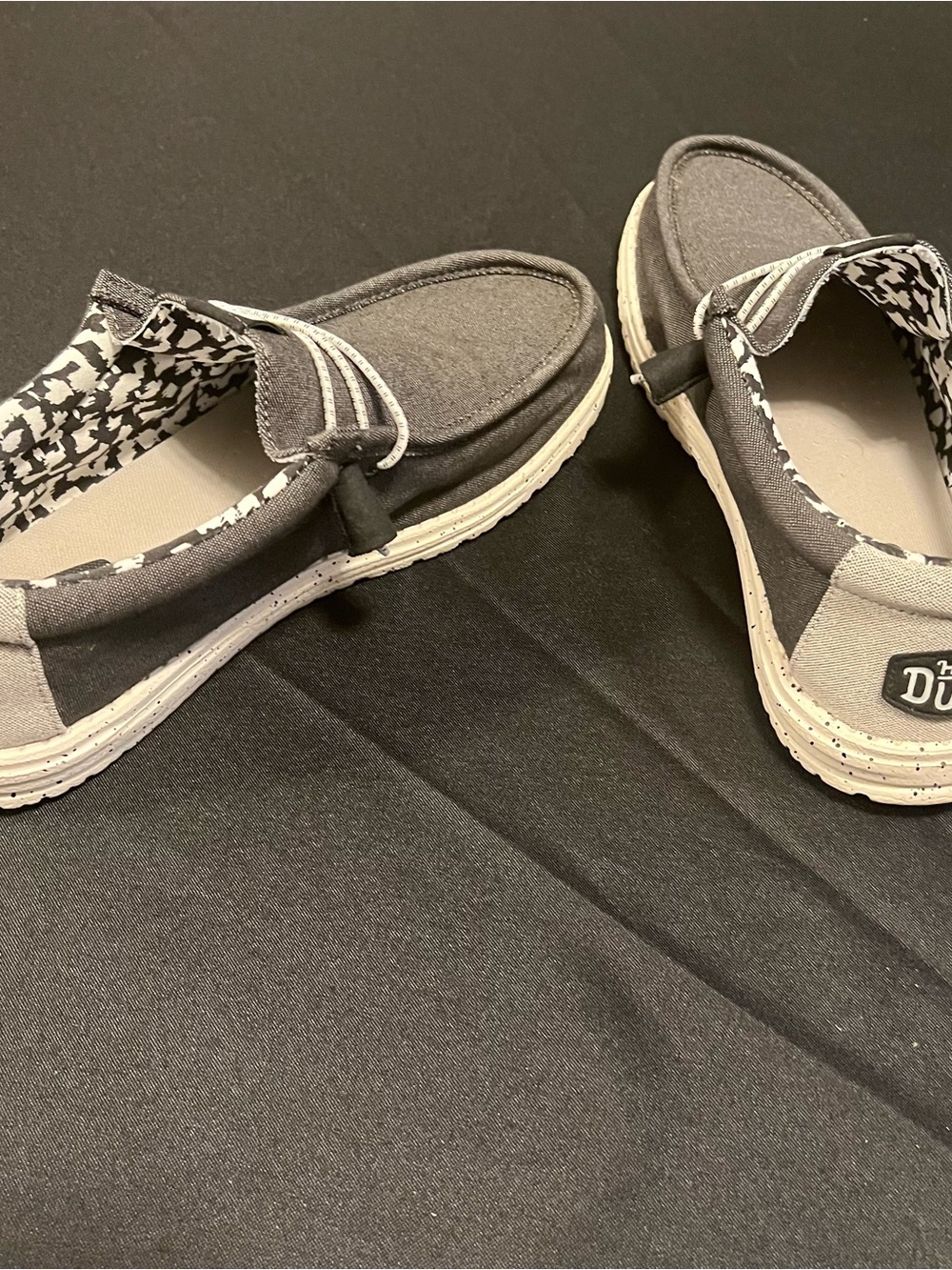 Hey Dude Casual Slip-On Loafers in Charcoal Gray - Picture 4 of 7